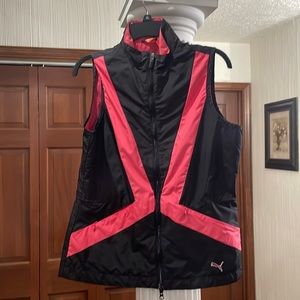 Vintage Puma Pink & Black Vest